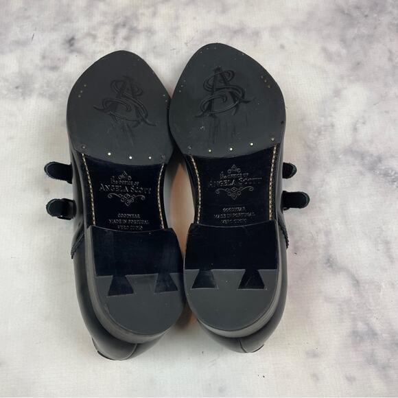 The Office of Angela Scott Miss Margo Black Mary Jane Flats NWOB - Picture 8 of 12
